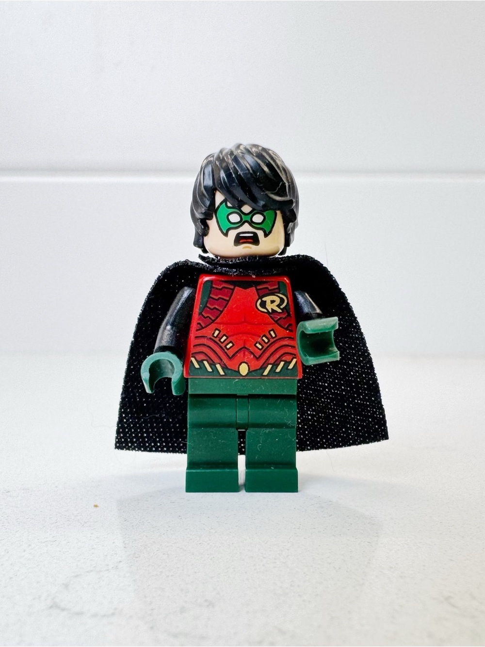 Lego Minifig - Robin Dark Green Legs - Super Heroes - Batman 2